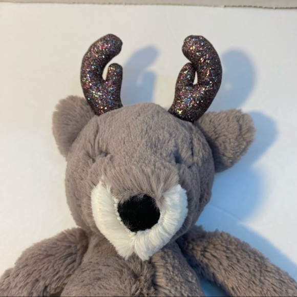 Jellycat‎ Gray Reindeer Rare HTF - Picture 2 of 5